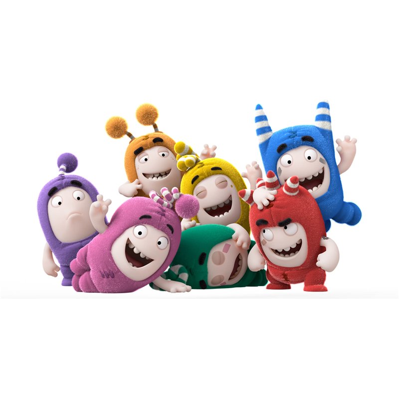 Cialda in ostia per torta con ODDBODS personalizzata – Balloonshop Addobbi  per Feste