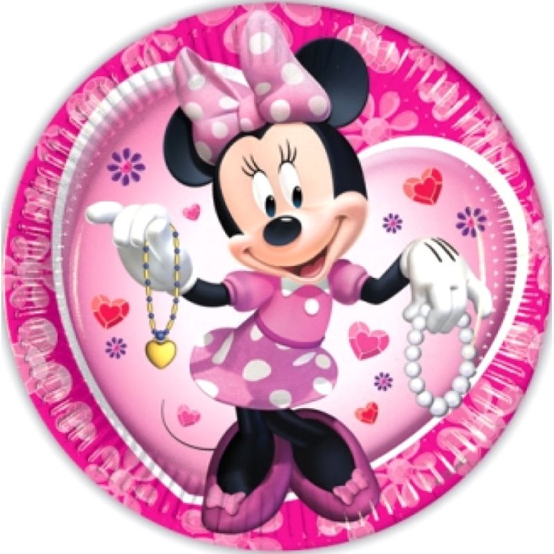 Cialda in ostia per torta con ROSA MINNIE personalizzata – Balloonshop  Addobbi per Feste