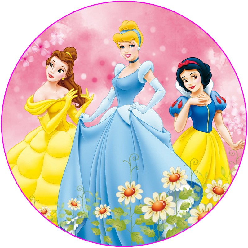 Cialda in ostia per torta PRINCIPESSE DISNEY PRINCESS, personalizzata nome,  disco, dolce, torte, cialde, ostie – Balloonshop Addobbi per Feste