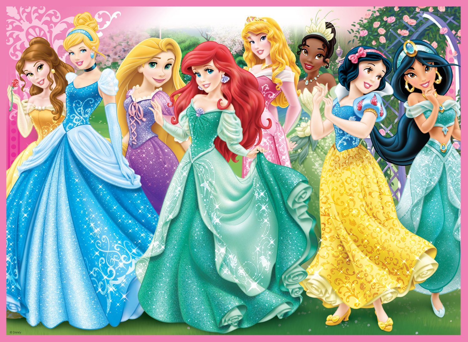 Cialda in ostia per torta PRINCIPESSE DISNEY PRINCESS