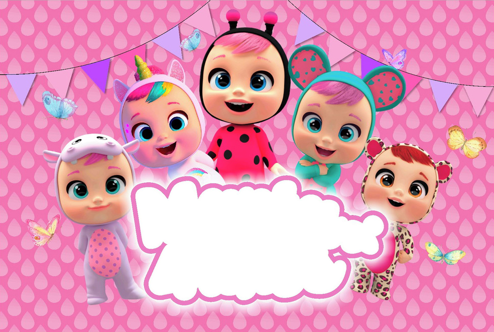 Cialda in ostia per torta CRY BABIES, personalizzata con nome, disco,  dolce, torte, cialde, ostie, cake topper, decorazioni – Balloonshop Addobbi  per Feste