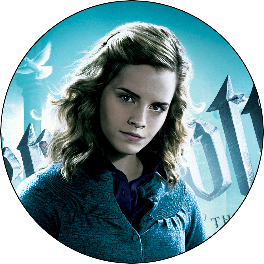 Cialda in ostia per torta tonda commestibile senza glutine, HERMIONE  GRANGER, HARRY POTTER, personalizzata con nome, disco, dolce, torte, cialde,  fogli, ostie, cake topper, decorazioni, BC – Balloonshop Addobbi per Feste