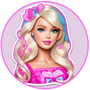 Cialda in ostia per torta BARBIE FILM Margot Robbie, personalizzata con  nome, disco, dolce, torte, cialde, ostie, cake topper, decorazioni –  Balloonshop Addobbi per Feste