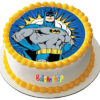 Cialda in ostia per torta tonda commestibile senza glutine, BATMAN